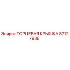 87127938 ТОРЦЕВАЯ КРЫШКА Epiroc