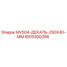 8915300268 MV504-ДЕКАЛЬ-250X40-ММ Epiroc