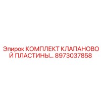 8973037858 КОМПЛЕКТ КЛАПАНОВОЙ ПЛАСТИНЫ by Epiroc