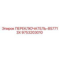 9753203010 ПЕРЕКЛЮЧАТЕЛЬ 8S7713X Epiroc