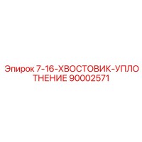 90002571 7-16-ХВОСТОВИК-УПЛОТНЕНИЕ Epiroc
