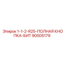 90505179 1-1-2-R25-ПОЛНАЯ КНОПКА-БИТ Epiroc