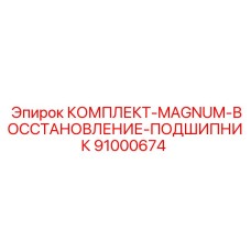 91000674 КОМПЛЕКТ-MAGNUM-ВОССТАНОВЛЕНИЕ-ПОДШИПНИК Epiroc