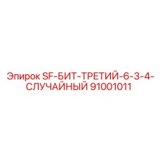 91001011 SF-БИТ-ТРЕТИЙ-6-3-4-СЛУЧАЙНЫЙ Epiroc