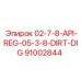 91002844 02-7-8-API-REG-05-3-8-DIRT-DIG Epiroc