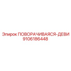 9106186448 ПОВОРАЧИВАЯСЯ-ДЕВИ Epiroc