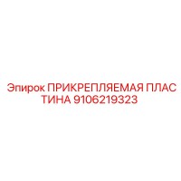 9106219323 ПРИКРЕПЛЯЕМАЯ ПЛАСТИНА Epiroc