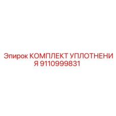 9110999831 КОМПЛЕКТ УПЛОТНЕНИЯ Epiroc
