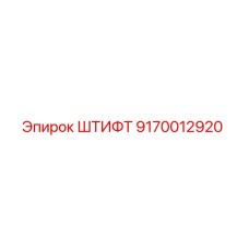 9170012920 ШТИФТ Epiroc