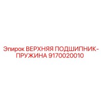 9170020010 ВЕРХНЯЯ ПОДШИПНИК-ПРУЖИНА Epiroc