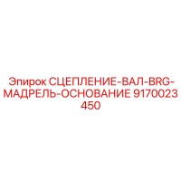 9170023450 СЦЕПЛЕНИЕ-ВАЛ-BRG-МАДРЕЛЬ-ОСНОВАНИЕ Epiroc