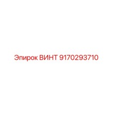 9170293710 ВИНТ Epiroc