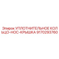 9170293760 УПЛОТНИТЕЛЬНОЕ КОЛЬЦО-НОС-КРЫШКА Epiroc