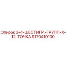 9170410100 3-4-ШЕСТИГР.-ГРУПП-X-12-ТОЧКА Epiroc