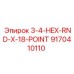 9170410110 3-4-HEX-RND-X-18-POINT Epiroc