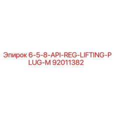 92011382 6-5-8-API-REG-LIFTING-PLUG-M Epiroc