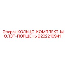 9232210941 КОЛЬЦО-КОМПЛЕКТ-МОЛОТ-ПОРШЕНЬ Epiroc