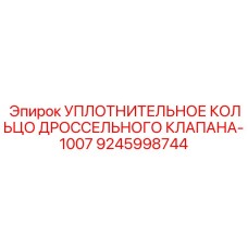 9245998744 УПЛОТНИТЕЛЬНОЕ КОЛЬЦО ДРОССЕЛЬНОГО КЛАПАНА-1007 Epiroc