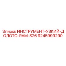 9245999290 ИНСТРУМЕНТ-УЗКИЙ-ДОЛОТО-RAM-S26 Epiroc