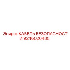 9246020485 КАБЕЛЬ БЕЗОПАСНОСТИ Epiroc