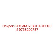 9753202787 ЗАЖИМ БЕЗОПАСНОСТИ Epiroc