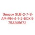 9753205672 SUB-2-7-8-API-PIN-4-1-2-BOX Epiroc