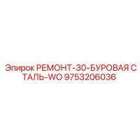 9753206036 РЕМОНТ-30-БУРОВАЯ СТАЛЬ-WO Epiroc
