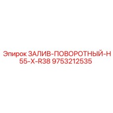 9753212535 Залив-поворотный H55 x R38 Epiroc