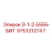9753212747 8-1-2-Б555-БИТ Epiroc