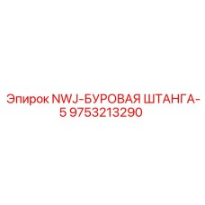 9753213290 NWJ-БУРОВАЯ ШТАНГА-5 Epiroc