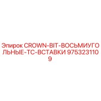 9753231109 CROWN-BIT-ВОСЬМИУГОЛЬНЫЕ-TC-ВСТАВКИ Epiroc