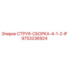 9753236924 СТРУЯ-СБОРКА-4-1-2-IF Epiroc