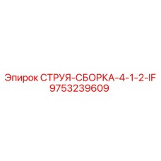 9753239609 СТРУЯ-СБОРКА-4-1-2-IF Epiroc