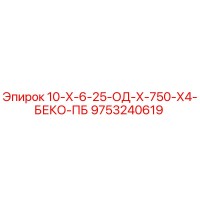 9753240619 10-Х-6-25-ОД-Х-750-Х4-БЕКО-ПБ Epiroc