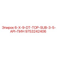 9753242406 6-X-9-DT-TOP-SUB-3-5-API-ПИН Epiroc