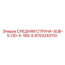 9753243110 СРЕДНЯЯ СТРУНА-SUB-5-OD-X-18S-S - Epiroc