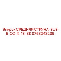 9753243236 СРЕДНЯЯ СТРУНА-SUB-5-OD-X-18-SS - Epiroc
