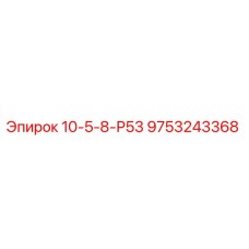 9753243368 10-5-8-Р53 Epiroc