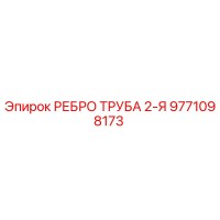 9771098173 РЕБРО ТРУБА 2-Я Epiroc