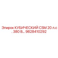9828410292 КУБИЧЕСКИЙ CSM 20 л.с. 380 В для Epiroc