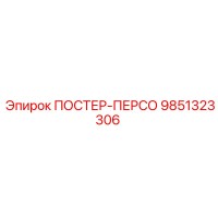 9851323306 ПОСТЕР-ПЕРСО Epiroc