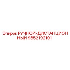 9852192101 РУЧНОЙ-ДИСТАНЦИОННЫЙ Epiroc