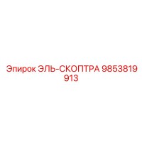 9853819913 ЭЛЬ-СКОПТРА Epiroc