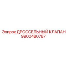 9900480787 ДРОССЕЛЬНЫЙ КЛАПАН Epiroc