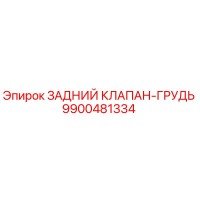 9900481334 ЗАДНИЙ КЛАПАН-ГРУДЬ Epiroc