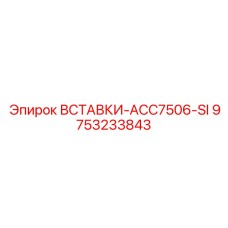 9753233843 ВСТАВКИ-ACC7506-SI Epiroc