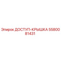 5580081431 ДОСТУП-КРЫШКА | Epiroc