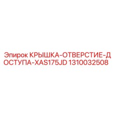 1310032508 КРЫШКА-ОТВЕРСТИЕ-ДОСТУПА-XAS175JD Epiroc