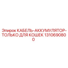 1310690800 КАБЕЛЬ-АККУМУЛЯТОР-ТОЛЬКО ДЛЯ КОШЕК Epiroc