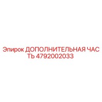 4792002033 ДОПОЛНИТЕЛЬНАЯ ЧАСТЬ Эпирок